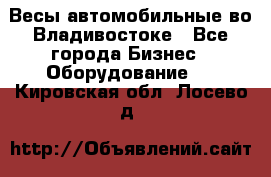 Весы автомобильные во Владивостоке - Все города Бизнес » Оборудование   . Кировская обл.,Лосево д.